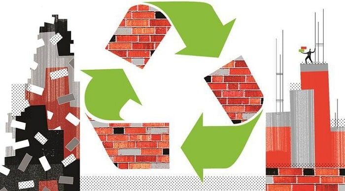Kunststoffrecycling-Projekt