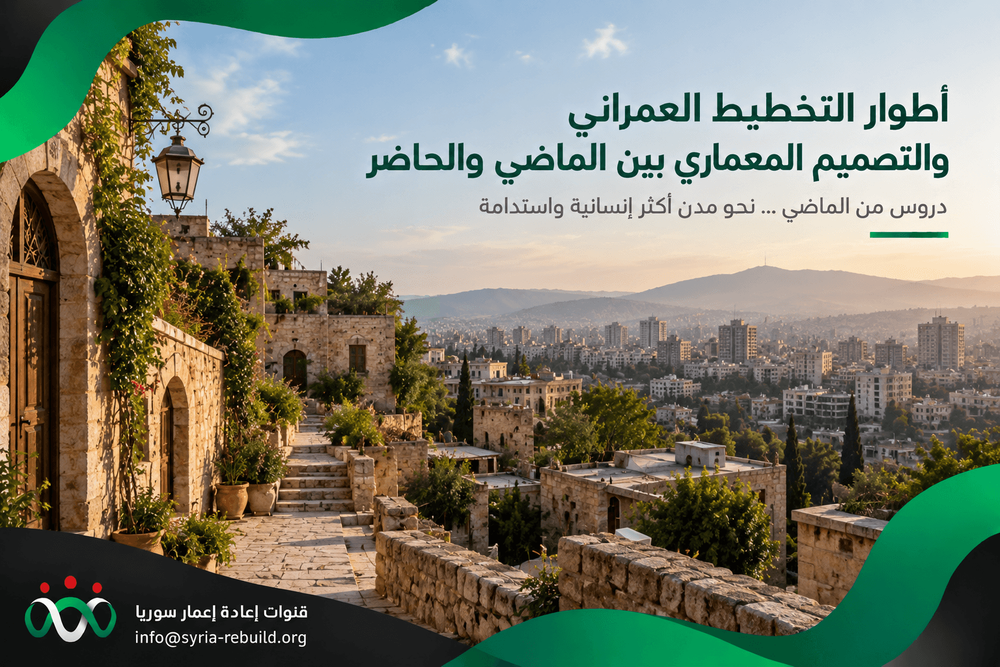 أطوار التخطيط العمراني والتصميم المعماري بين الماضي والحاضر